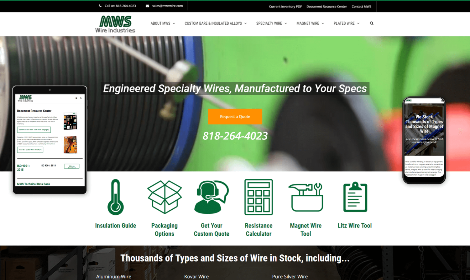 MWS Wire Website