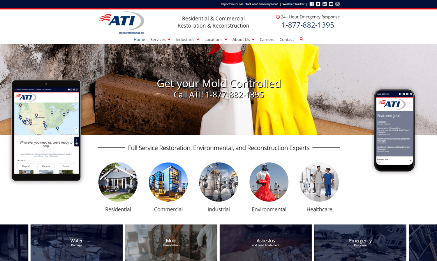 American Technologies, Inc Website | ATI