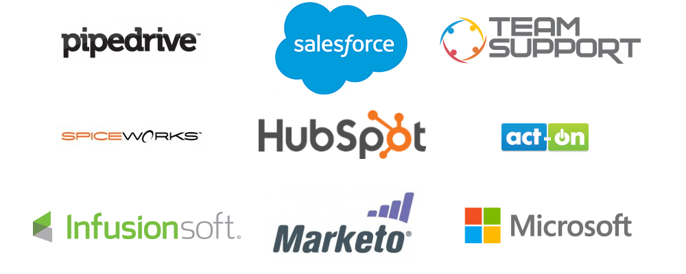 Sales and CRM logos