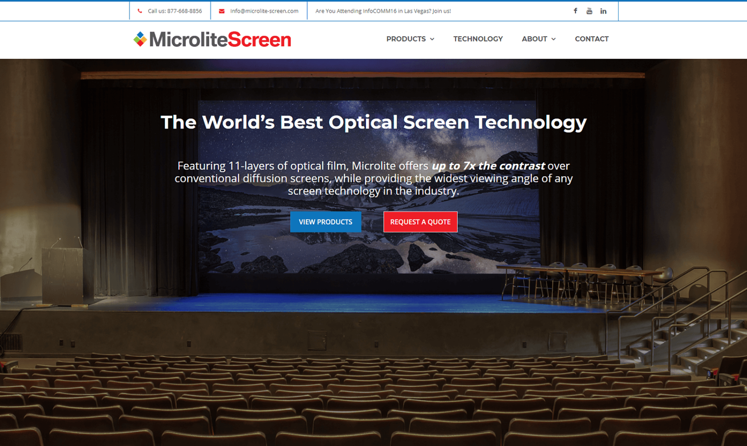Microlite Screens Website