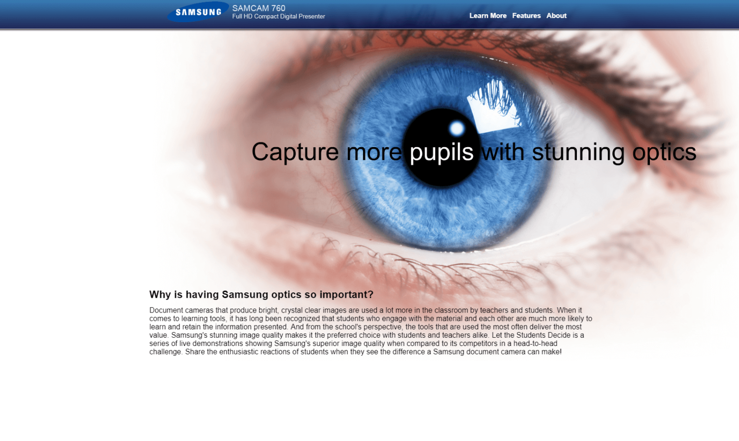 Samsung SamCam 760 Flash Site