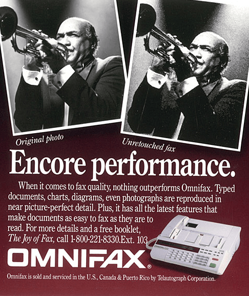 OMNIFAX Print Ad - Encore Performance